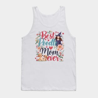 Best Poodle Mom Ever Cute Dog Puppy Pet Lover Tank Top